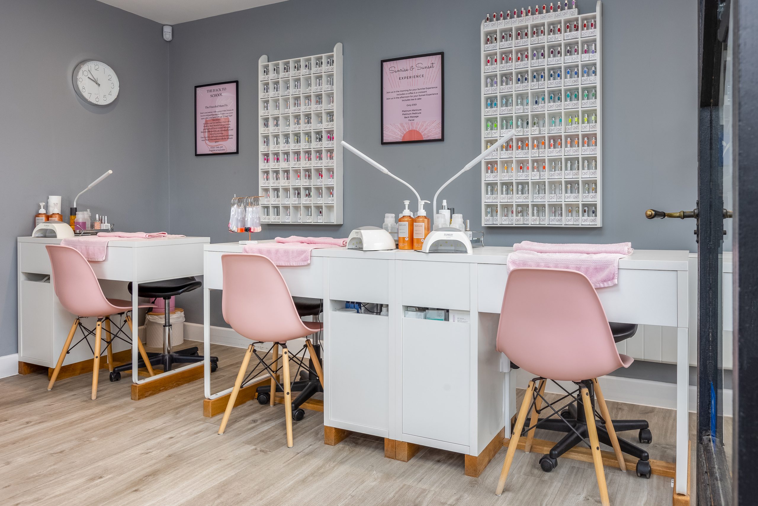 beauty salon interiors